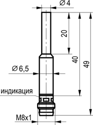 Габариты ISB CC01B-31N-0,8-LS402